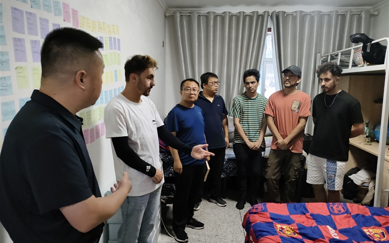 国际合作交流处开展留学生开学前安全检查