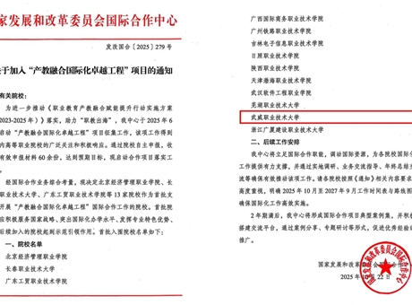 178体育app官网成功入选国家“产教融合国际化卓越工程”项目