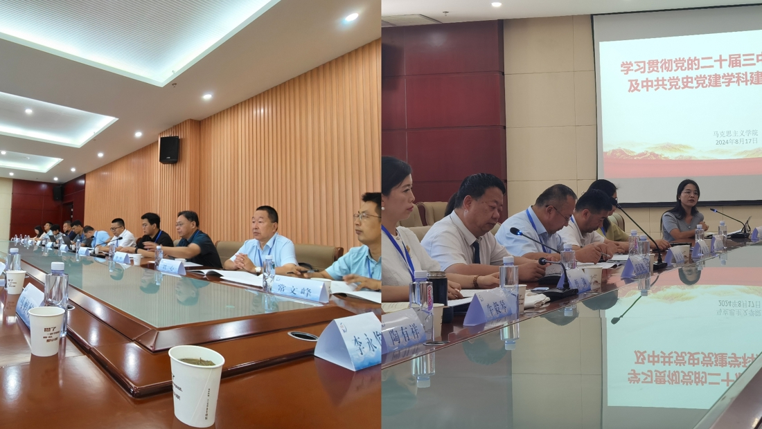 马克思主义学院教师参加“学习贯彻党的二十届三中全会精神及中共党史党建学科建设”研讨会