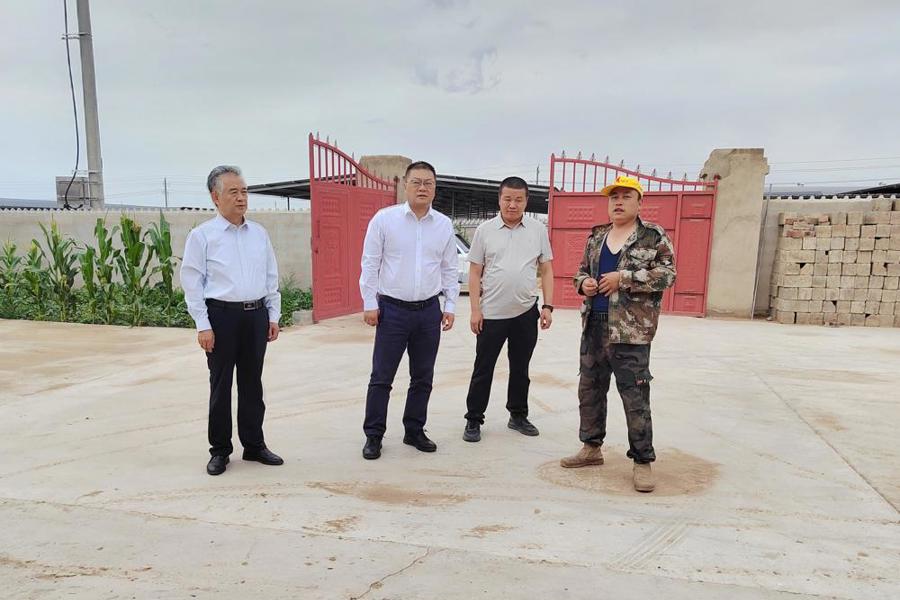 校长李海军带队到古浪县横梁镇推进乡村振兴帮扶工作